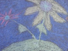 chalk flowers pic