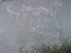 chalk monster