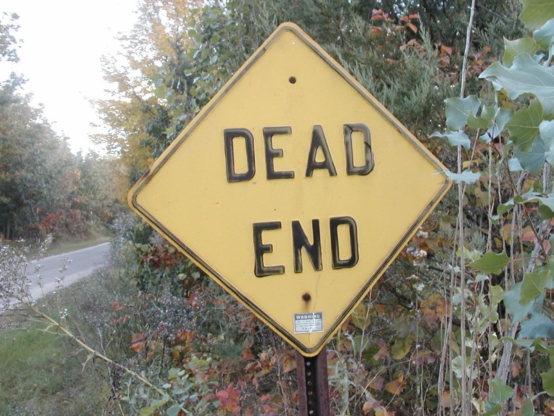 dead end sign pic