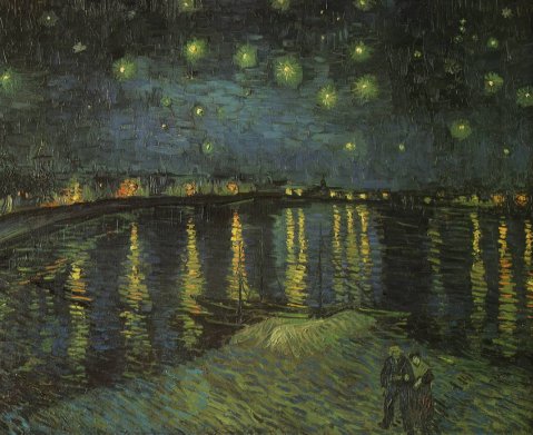 van gogh starry night over the rhone